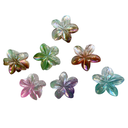 DOCENA DE GANCHOS SURTIDOS DE FLORES HAWAIANAS 