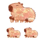 [20398M] GANCHO PARA CABELLO CON DISEÑO DE CAPIBARA SURTIDO.webp