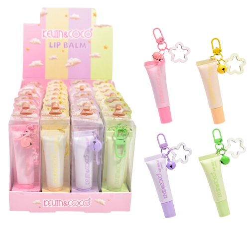 GLOSS CON LLAVERO DE ESTRELLA Y CAMPANITA
