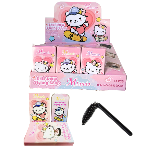 JABON FIJADOR DE CEJAS MIUNDO HELLO KITY