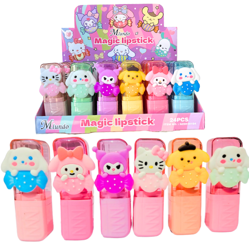 BALSAMO MAGICO MIUNDO CON PERSONAJES Y TAPA DE COLORES