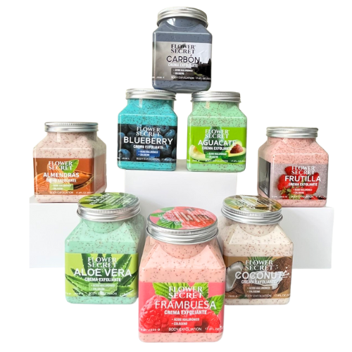EXFOLIANTES CORPORALES FLOWER SECRET EXTRACTOS SURTIDOS 500ML