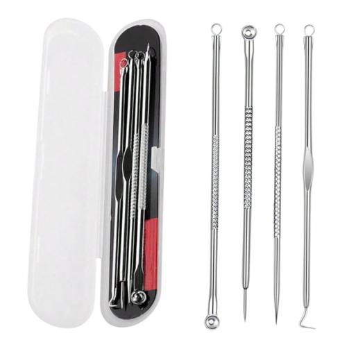 SET DE UTENCILIOS PARA ELIMINAR ANCE, PUNTOS NEGROS Y ESPINILLAS