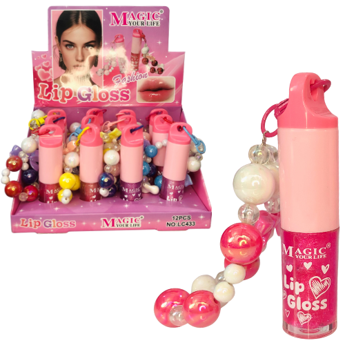 [LLAVEROMAG] GLOSS CON DESTELLOS Y LLAVERO MAGIC YOUR LIFE