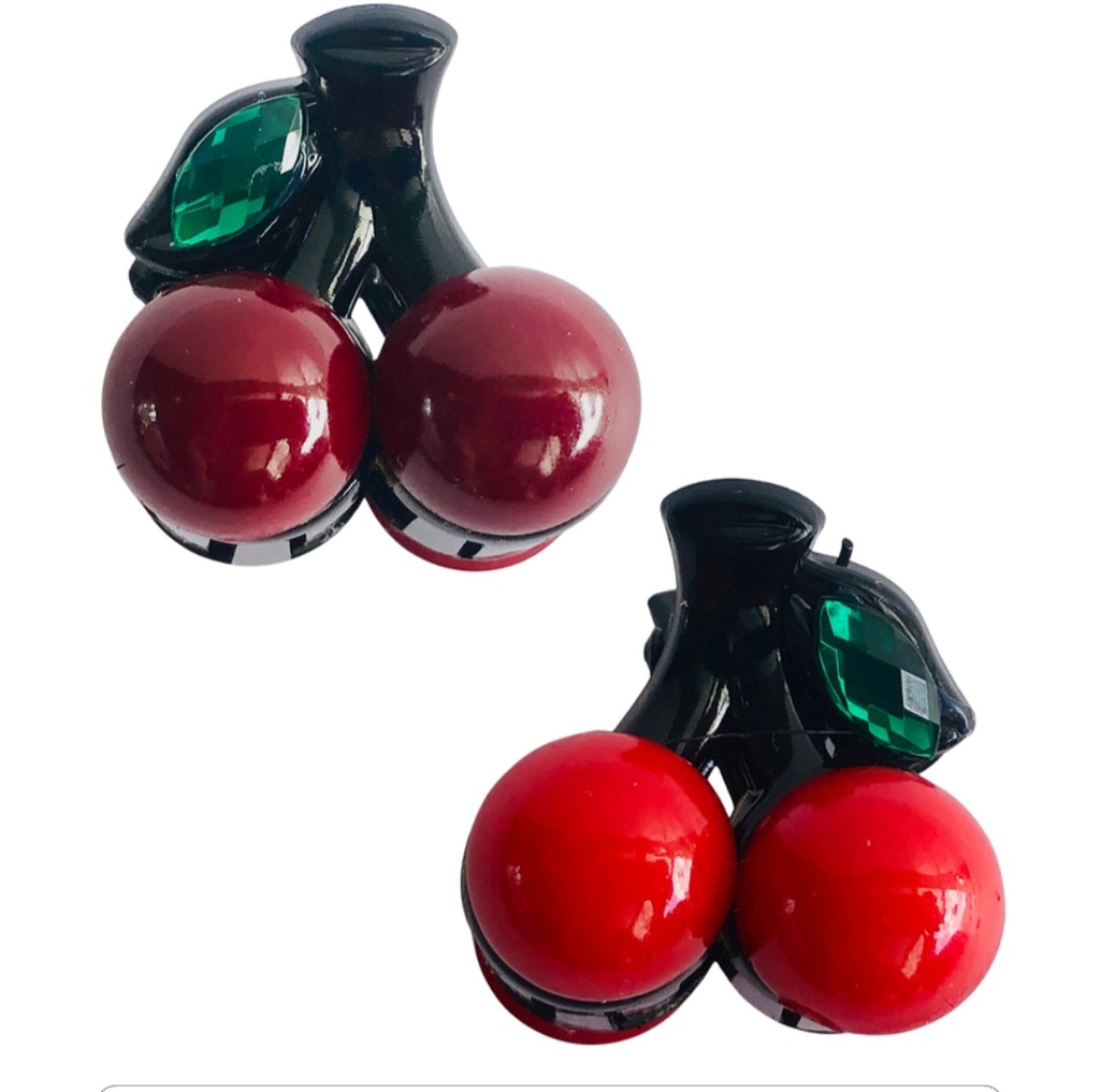 MINI GANCHO DE CEREZA CORINTO Y ROJO