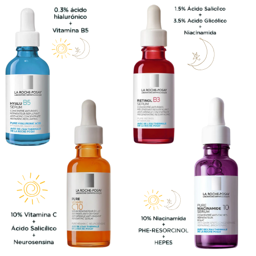 [SUEROSROCHE] SUEROS LA ROCHE POSAY SURTIDOS