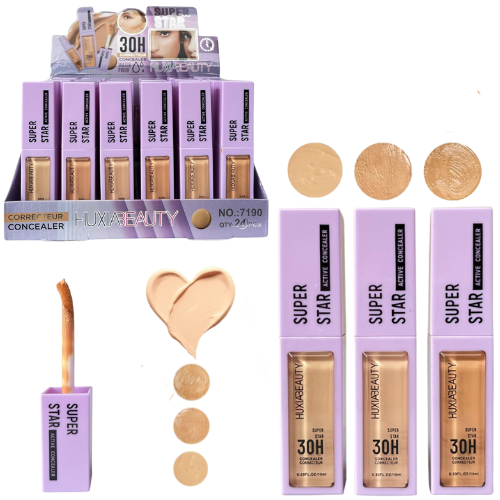 CORRECTOR DE APLICADOR GRUESO HUXIABEAUTY SUPER STAY