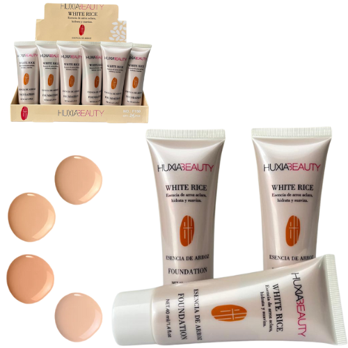 BASE PARA ROSTRO CON EXTRACTO DE ARROZ HUXIABEAUTY