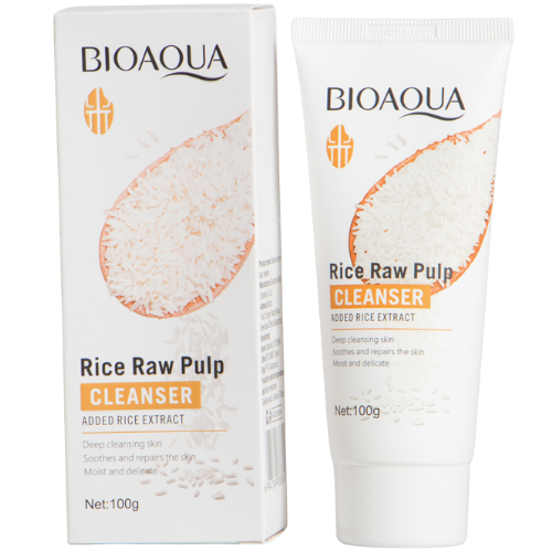 [BQY41005] JABÓN FACIAL LIQUIDO PARA ELIMINAR IMPUREZAS BIOAQUA DE ARROZ 100G