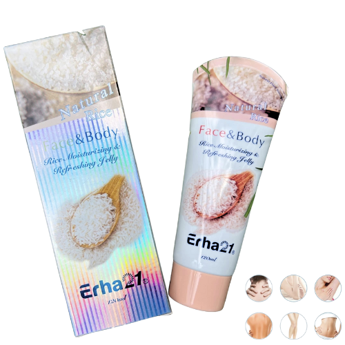 EXFOLIANTE FACIAL Y CORPORAL DE ARROZ ERHA21 120ML