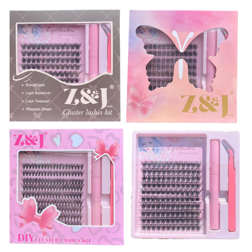 SET DE EXTENSION DE PESTAÑAS Z&J DISEÑOS SURTIDOS