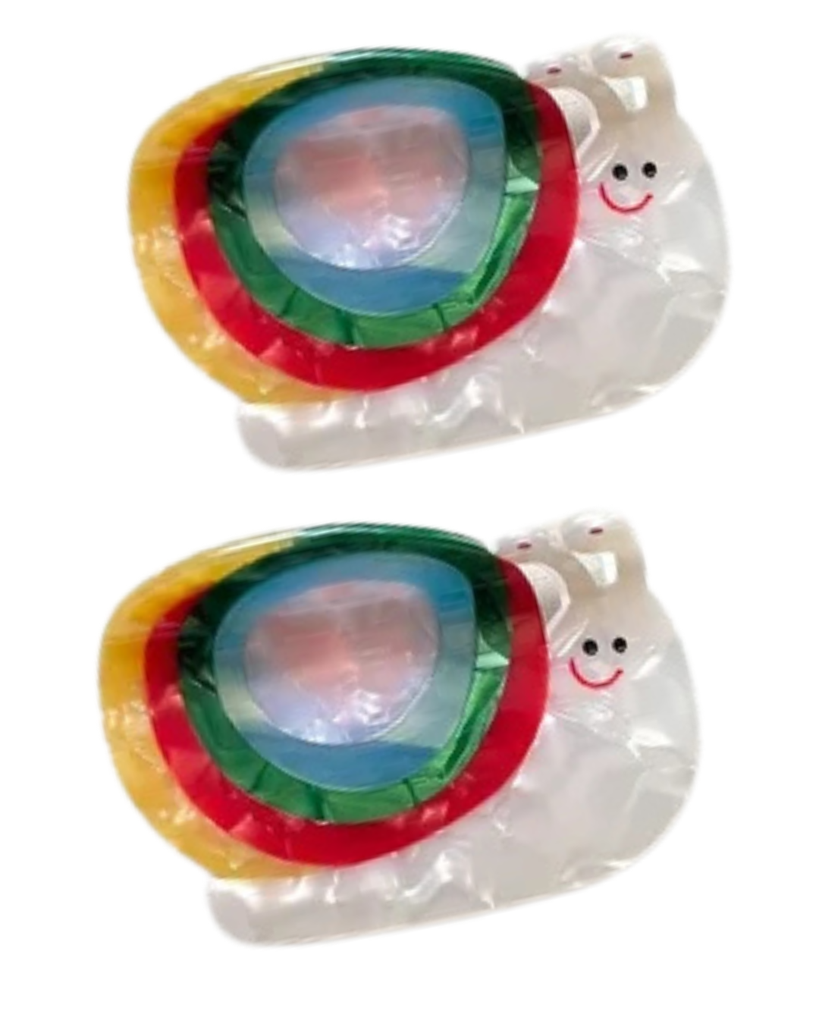 [CARACOLITO] GANCHO PARA EL CABELLO CON FORMA DE CARACOL COLORIDO