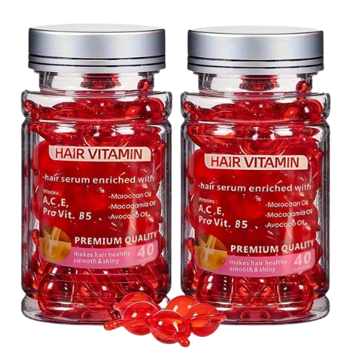 VITAMINAS PARA EL CABELLO CAPSULA ROJA 40 PCS