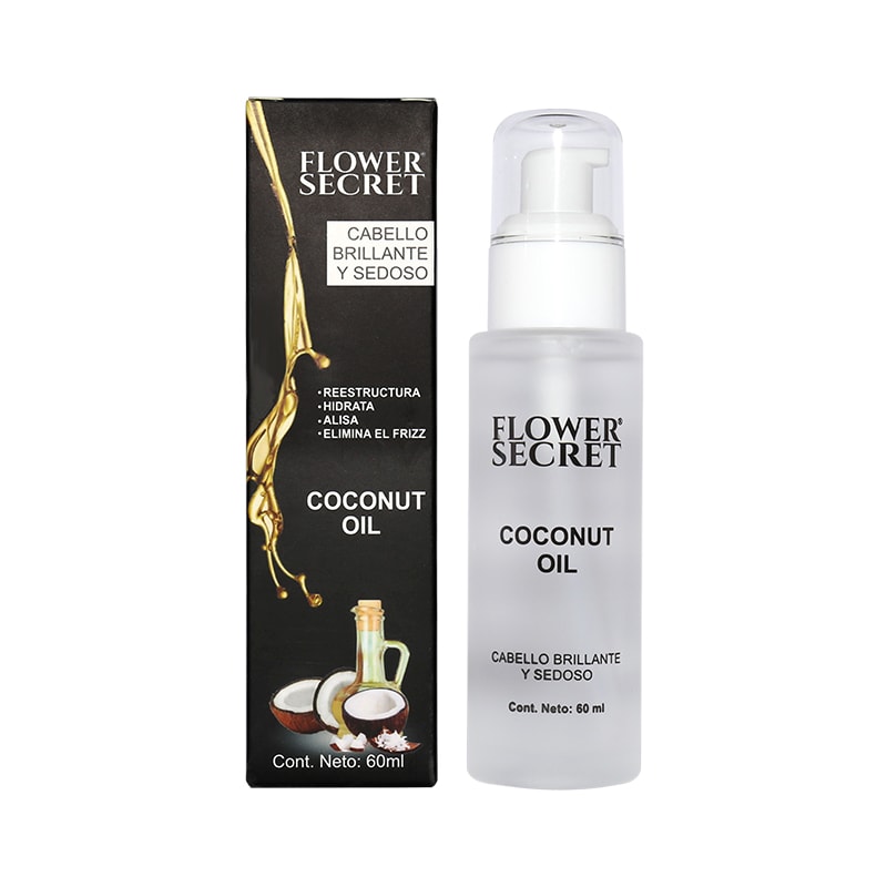 ACEITE REPARADOR DE COCO PARA CABELLO FLOWE SECRET 60ML