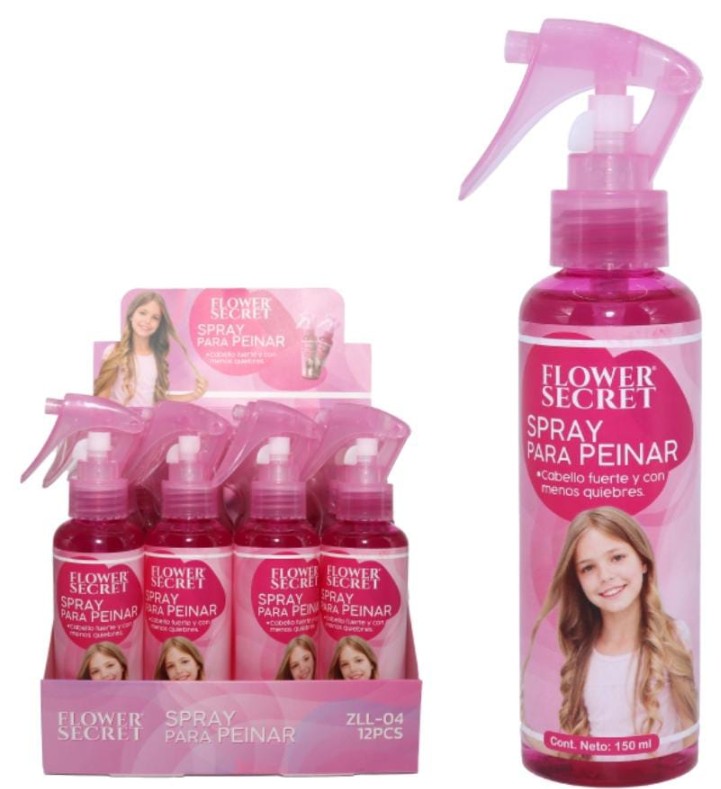 SPRAY PROTECTOR TERMICO Y ANTI FRIZZ PARA PEINAR FLOWER SECRET 150ML 