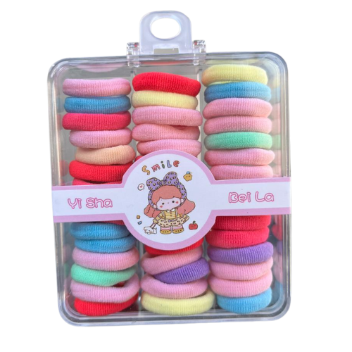 SET DE COLAS COLORES PASTEL CON CAJA ACRILICA 