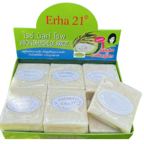 JABÓN ACLARANTE DE ARROZ CON LECHE ERHA 21