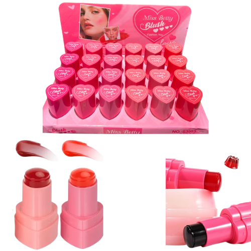 [S3953] RUBOR JELLY MISS BETTY CON FORMA DE CORAZÓN