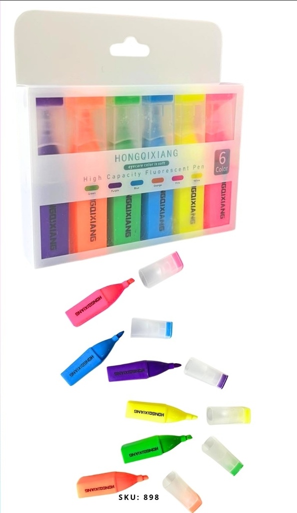 SET DE ROTULADORES COMPLETO DE 6 PIEZAS 