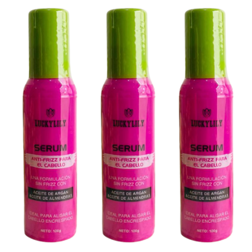 SERUM EN ACEITE DE ARGÁN Y ALMENDRA ANTI FRIZZ LUCKY LILY 