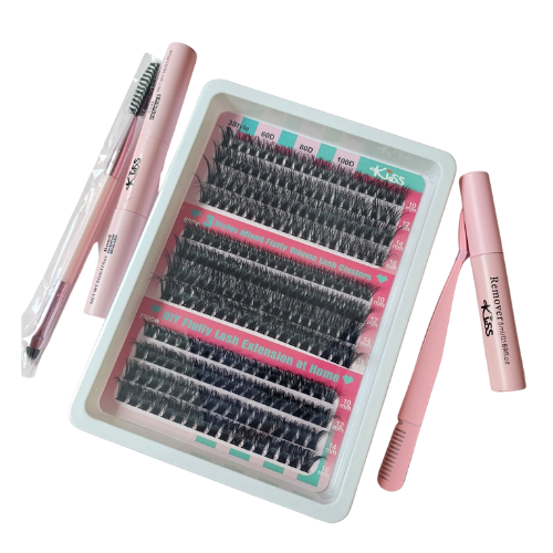 [8090DTZ] SET DE EXTENSION DE PESTAÑAS DE 3 ESTILOS 70, 80 Y 90 KIS