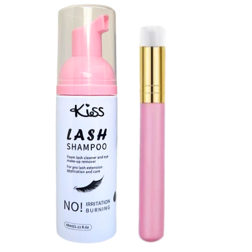 [569925] BOLSA CON SHAMPOO 60ML Y BROCHA PARA PESTAÑAS KISS