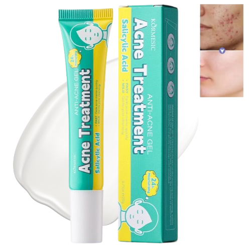 GEL DE ÁCIDO SALICÍLICO PARA ELIMINAR ACNE KORMESIC CAJA AQUA