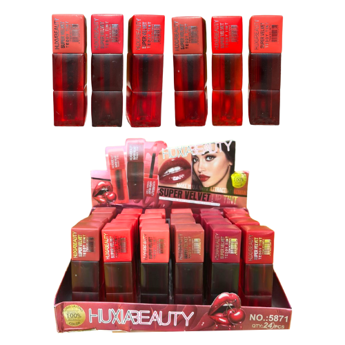 TINTA DE LABIOS TEDDY TINT HUXIABEAUTY DE CEREZA