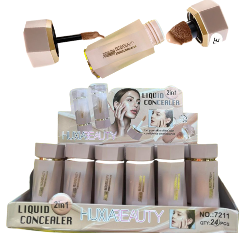 CORRECTOR FACIAL 2 EN 1 CON APLIGADOR GRUESO Y DELGADO HUXIABEAUTY