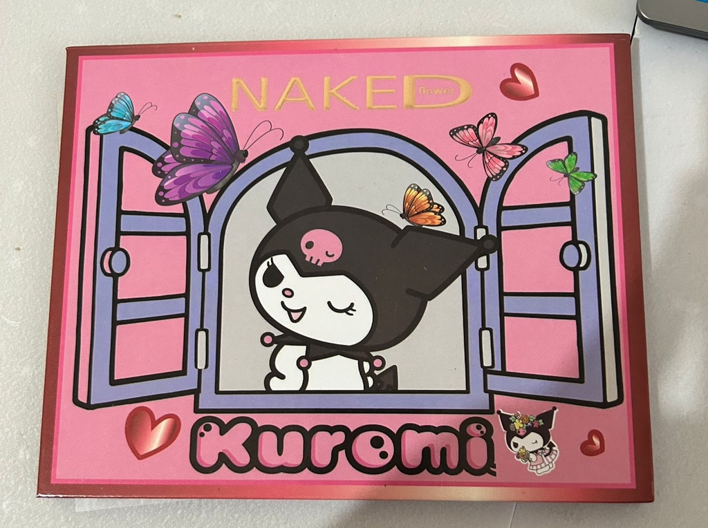 PALETA DE SOMBRA, ILUMINADOR Y RUBOR NAKED KUROMI
