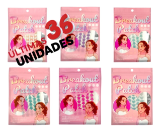 PARCHES DE CORAZÓN TRANSPARENTES EMPAQUE ROSADO