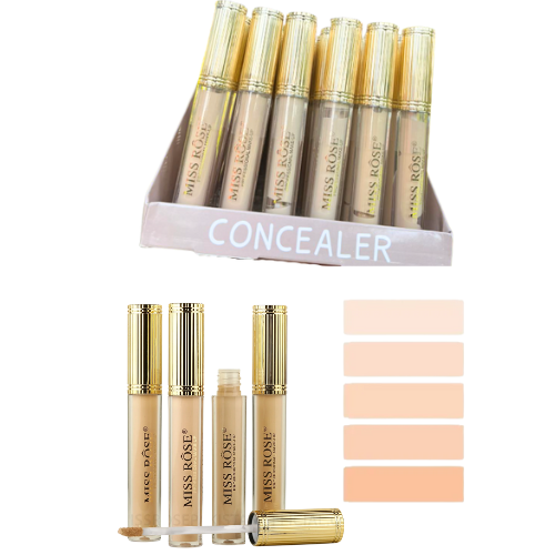 CORRECTOR MISS ROSE TAPA DORADA DE ALTA PIGMENTACION