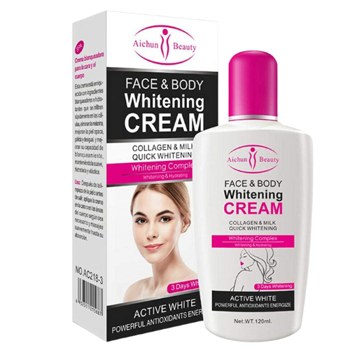 CREMA ACLARANTE FACIAL Y CORPORAL AICHUN BEAUTY 120ML