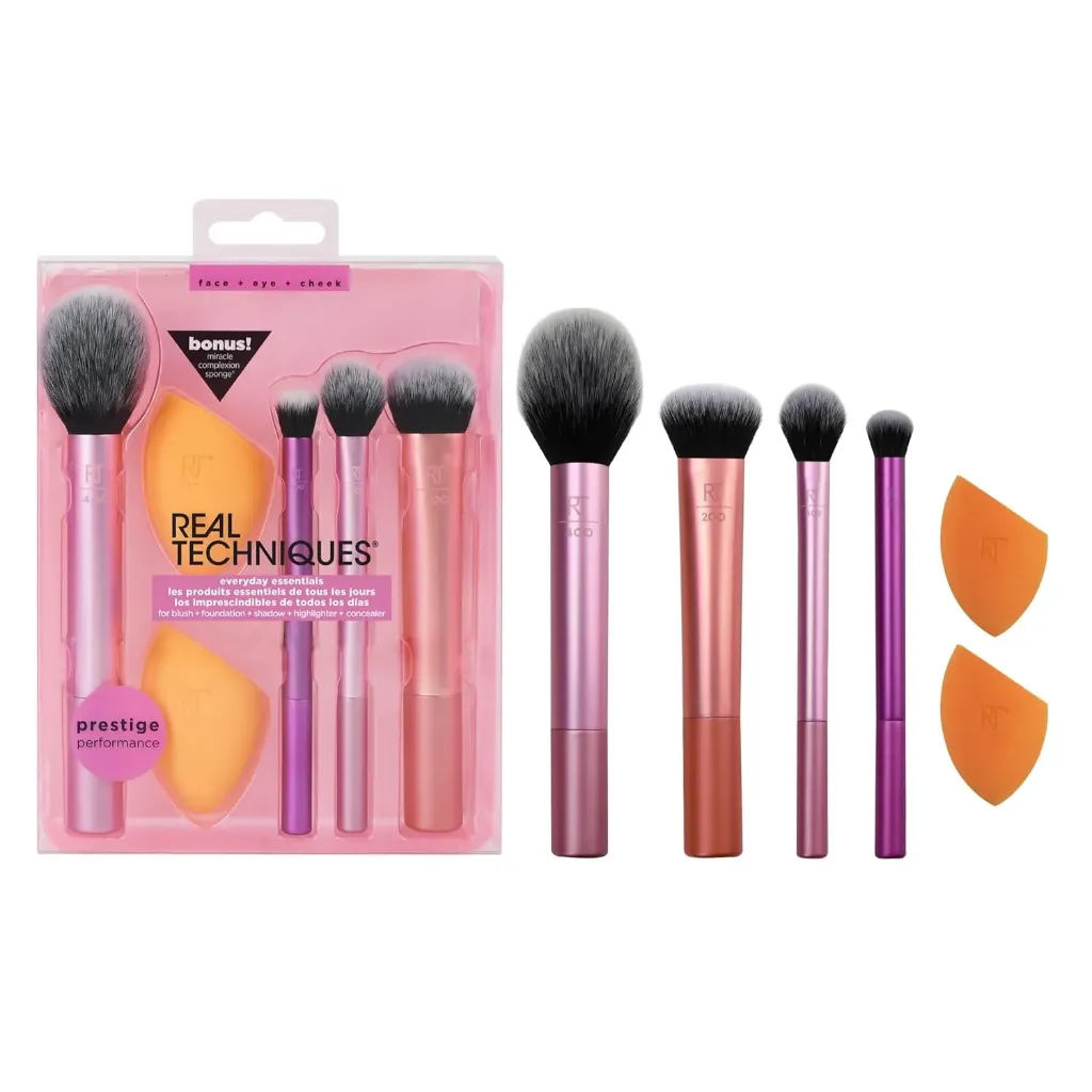 SET DE BROCHAS Y ESPONJAS PROFESIONALES PARA MAQUILLAJE