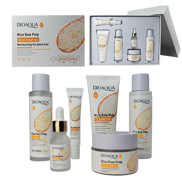 KIT DE CUIDADO FACIAL BIOAQUA DE ARROZ