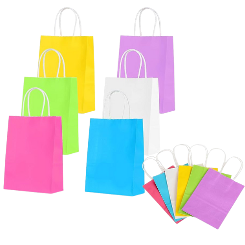 [U6-484] UNIDAD DE BOLSA MEDIANA COLOR PASTEL EN TONOS SURTIDOS