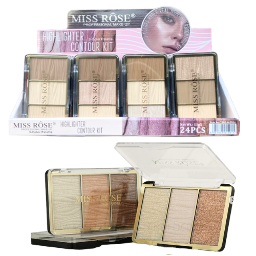 [7003-062] PALETA DE CONTORNOS E ILUMINADORES MISS ROSE