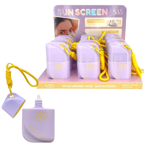 BLOQUEADOR SOLAR DE ACIDO HIALURÓNICO SAS CON CORREA