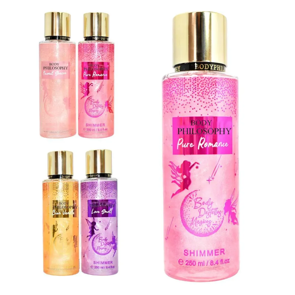 SPLASH GRANDE BODY PHILOSOPHY 250ML CON SHIMMER AROMAS SURTIDOS