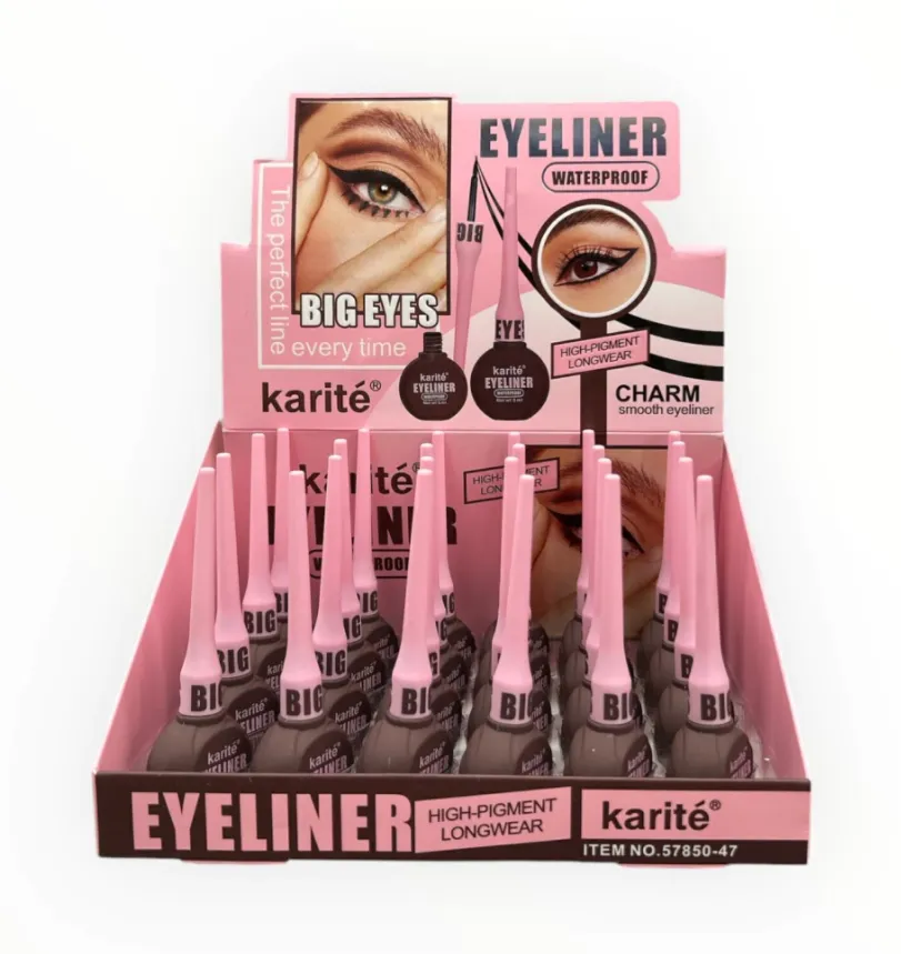[472369] DELINEADOR DE OJOS NEGRO KARITÉ DE ALTA PIGMENTACIÓN Y APRUEBA DE AGUA