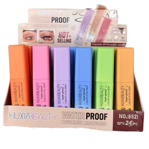 DELINEADOR DE OJOS NEGRO HUXIABEAUTY APRUEBA DE AGUA