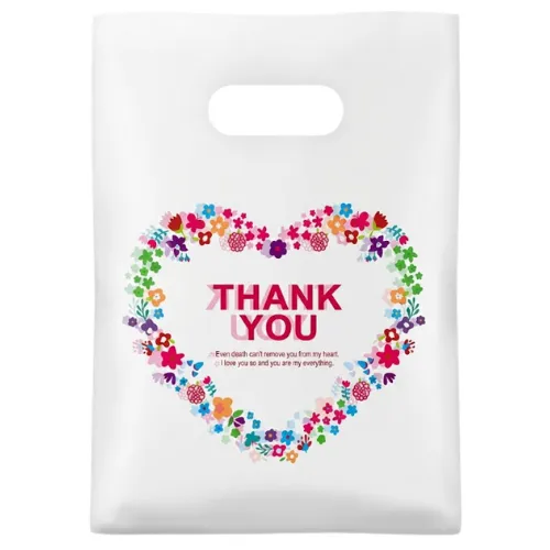 UNIDAD DE BOLSAS ''THANK YOU'' BLANCAS 35CM DE ALTO * 26 CM DE ANCHO