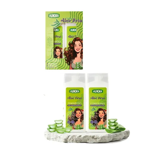 DUO DE SHAMPOO Y ACONDICIONADOR ANTI CASPA DE ALOE VERA UUKKG