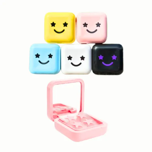 SET DE ESPEJO Y PARCHES PARA ACNÉ EN FORMA DE ESTRELLAS