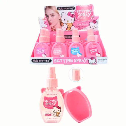FIJADOR DE MAQUILLAJE HOLD MORNING DE LARGA DURACIÓN DISEÑO HELLO KITTY