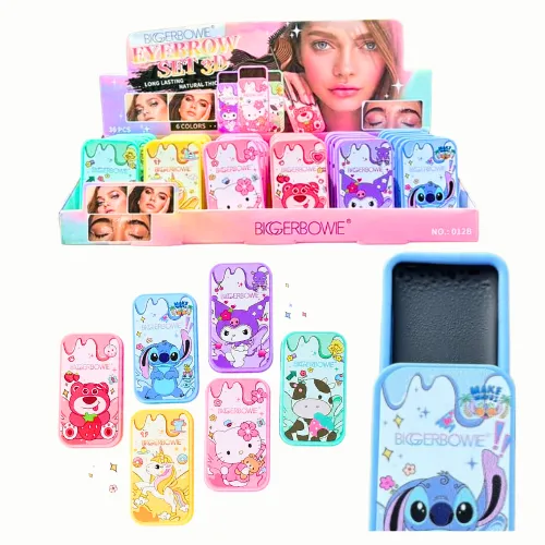 POMADA PARA CEJAS EN TONOS SURTIDOS DISEÑOS SUPER CUTE