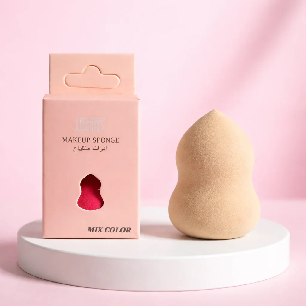 ESPONJA / BEAUTY BLENDER USHAS CON EMPAQUE ROSADO