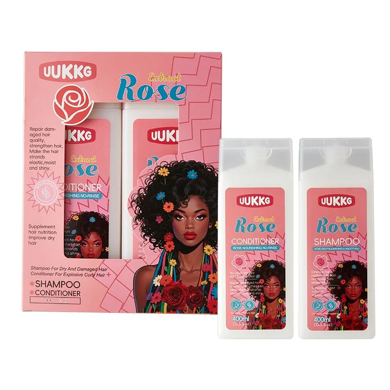 DUO DE SHAMPOO Y ACONDICIONADOR REPARACIÓN COMPLETA DE ROSAS UUKKG