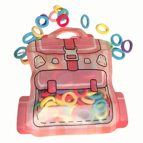 BOLSA DE 100 COLITAS PARA CABELLO DISEÑO DE MOCHILA