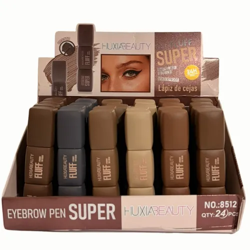 GEL PARA CEJAS FIJADOR CON COLOR HUXIABEAUTY FLUFF SURTIDOS